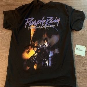 Official prince estate purple rain shirt M